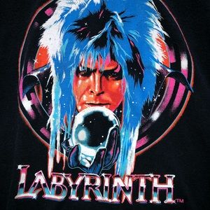 Vintage David Bowie Labyrinth black t-shirt 🔮
